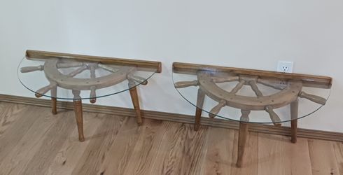 Pair of Nautical Theamed End Tables