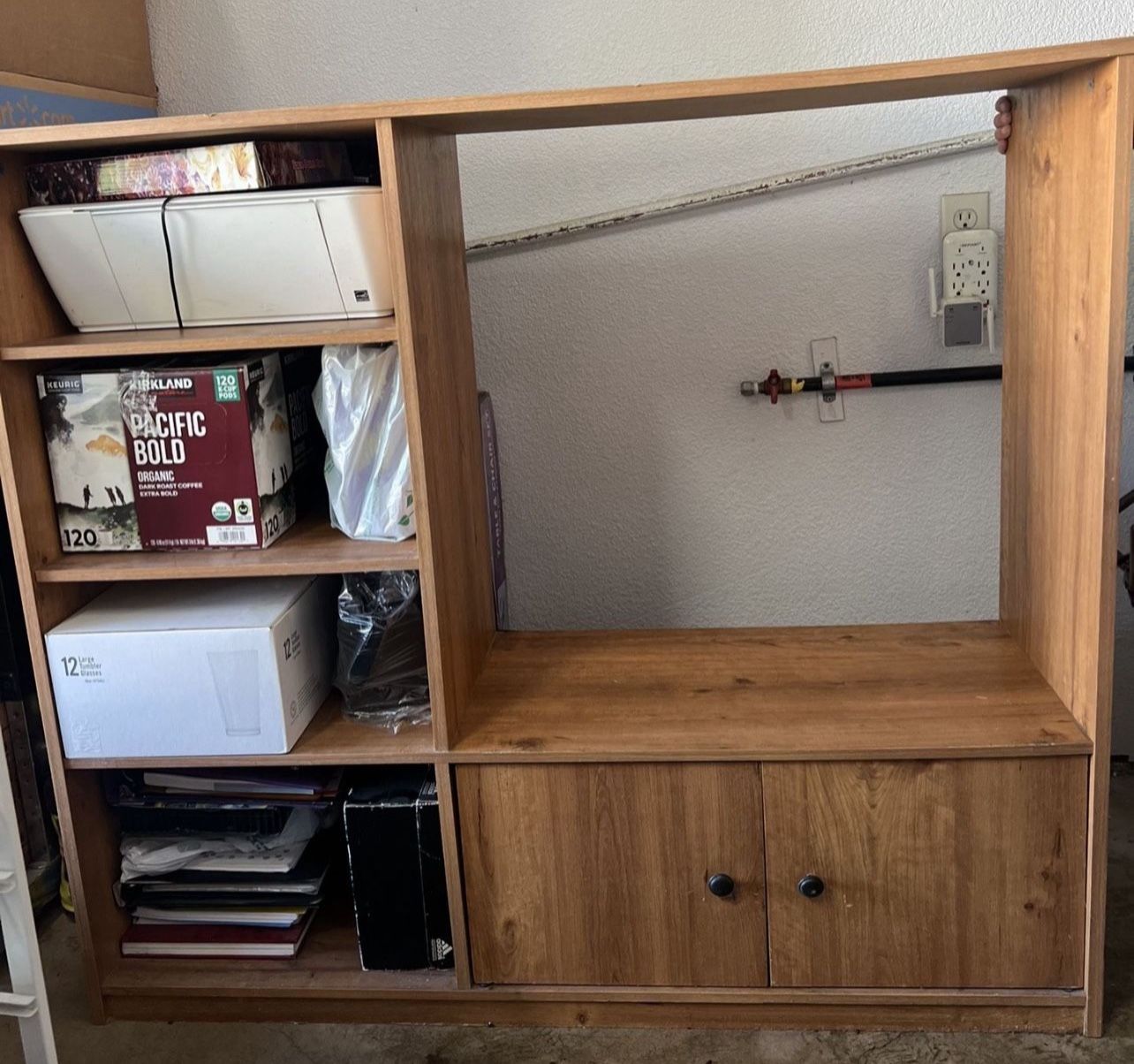 Tv Shelf Armoire Cabinet