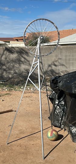 Cool Handmade Metal Bicycle Windmill