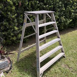 6ft Ladder You can STAND or SIT SAFELY AT THE TOP