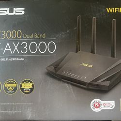 ASUS RT-AX3000 AX3000 Wireless Dual-Band Gigabit Router