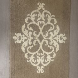2’ x 5’ Neutral Runner Rug – Tan & Cream Pattern