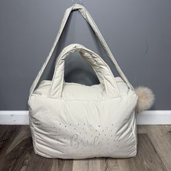 Elegant Cream Bridal Tote Bag