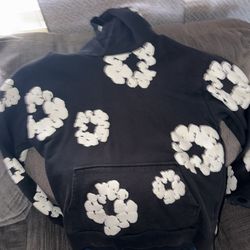 black Denim Tears hoodie Size L 
