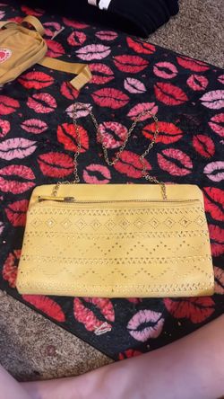 Yellow purse