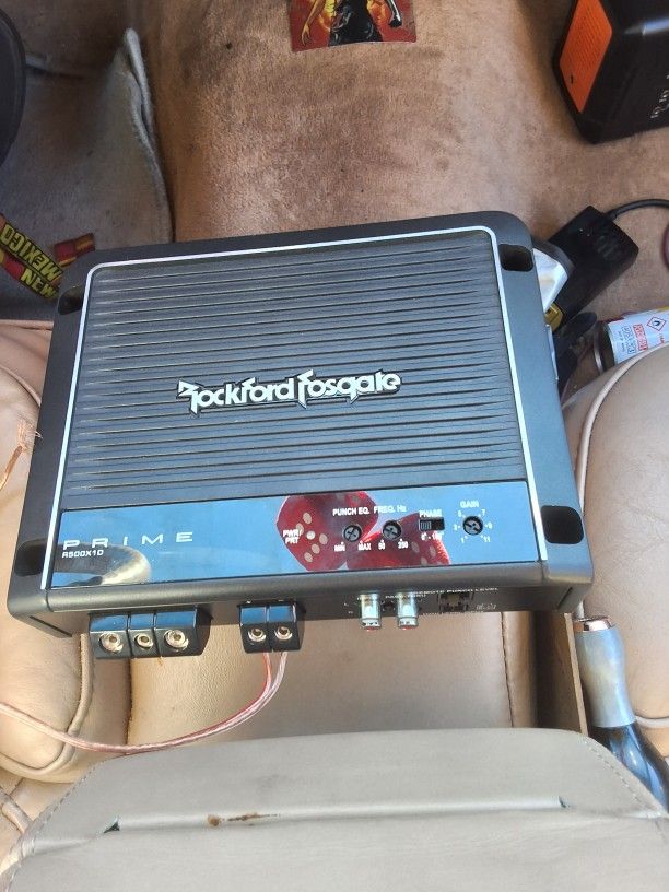 Rockford Fosgate 500watt Amp Monoblock Single Output