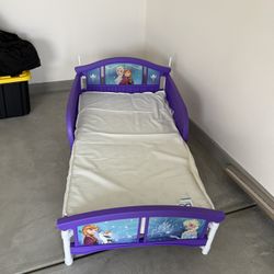 Frozen Toddler Bed with Mattress – Great Condition! Must Go! 