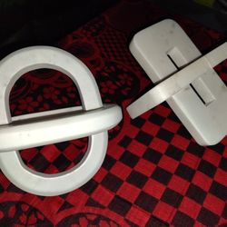 Jack And Link Or Cross Decor Heavy White Marble