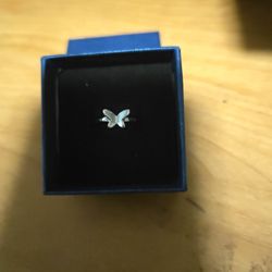 Size 5 Stainless Steel Butterfly Ring