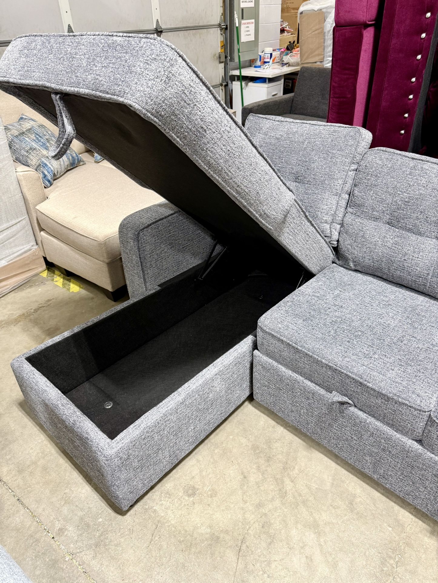 NEW Sleeper Sofa Chaise