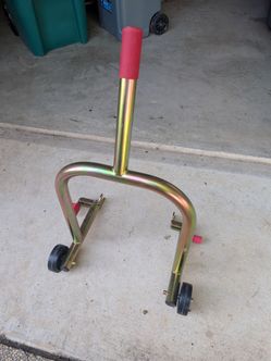 Pitbull Adjustable Rear-Spooled Rear Wheel Motorcycle Wheel Stand