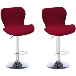 Cover for stools color burgundy 