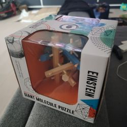 Einstein Wooden Giant Molecule Puzzle