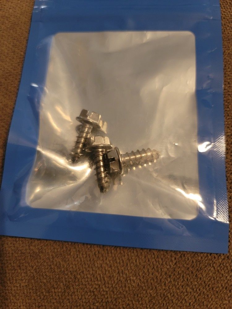 Stainless Steel License Plate Screw