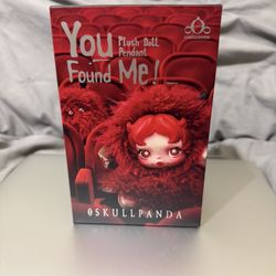 Pop Mart SKULLPANDA You Found Me! Series Plush Doll Pendant Single Blind Box