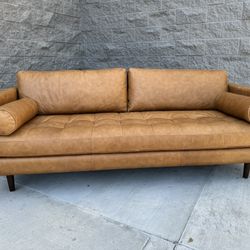 Napa Leather Sofa