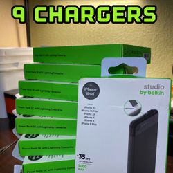Studio by Belkin Power Bank 5K with Lightning Connector, Black, for iPhone iPad