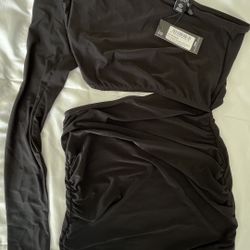 One Shoulder waist Cut Out Bodycon Dress Brand New 