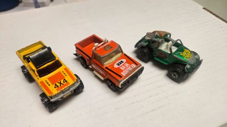 Vintage 1980s Matchbox Diecast Truck & Buggy Lot (3 Cars) - Macau
