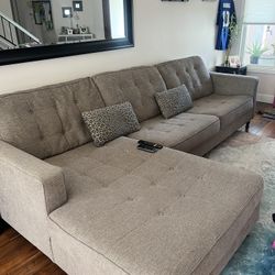 Ashley Sectional Couch w/ Chaise 120”