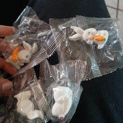 New 4 Mini Easter Bunny Figures