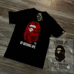Bape red camo