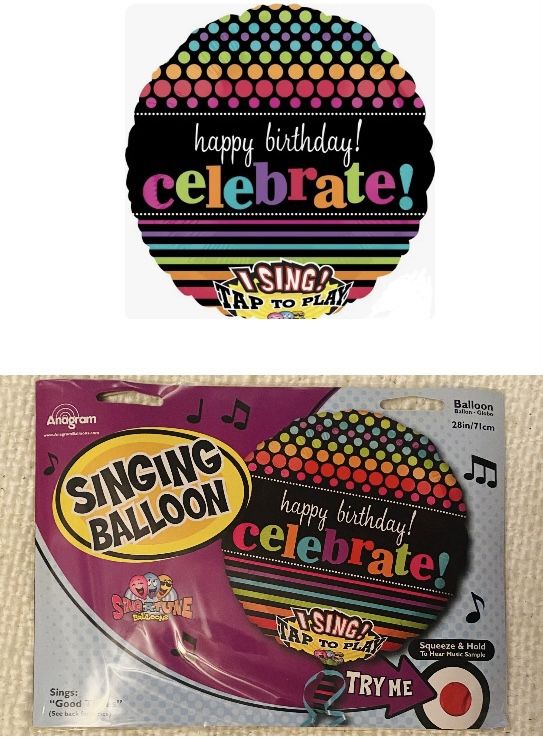 Singing GOOD TIMES Happy Birthday Balloon
