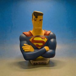 Vintage Superman - Man of Steel Bust Statue - 1999 DC Comics Warner Bros. Studio Store Exclusive
