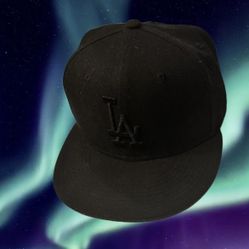 Black LA Hat Size M