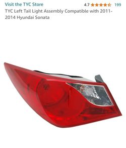 Left Tail Light 2011-2014 Hyundai Sonata
