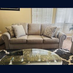 New  2 Three Seated Sofa And 1 Oversized Chair