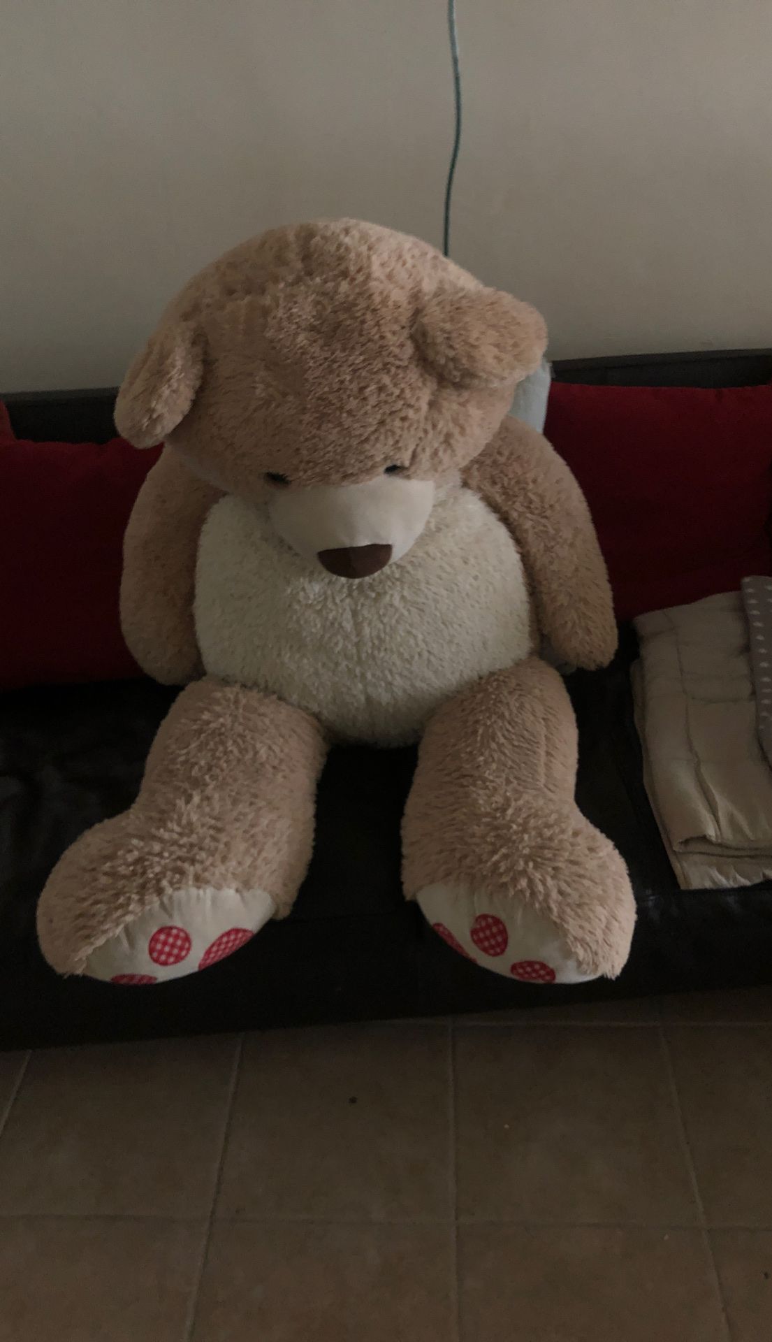 Large stuffed bear