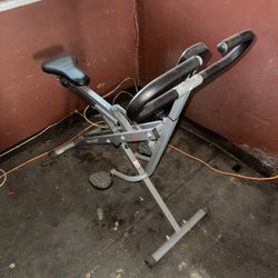 Sunny Row N Ride Exercise  Machine, Gray, And Black