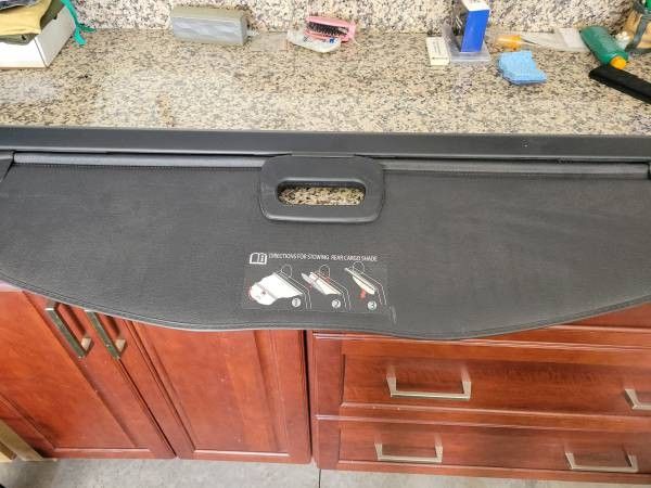 2014-2018 Jeep Cherokee Cargo Area Cover Security Shade - color black