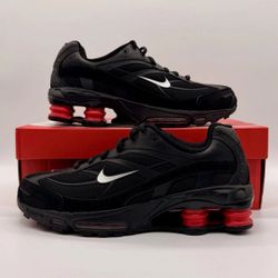 Men's Nike Shox Ride 2 Running Shoes - Black Red - Size 8, 8.5