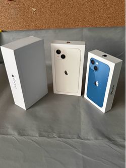 3 EMPTY iPhone Boxes 6+ 13 and 13 mini