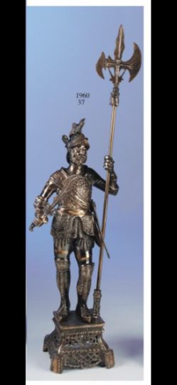 Gunmetal /Bronze #1960 Dragon Warrior 37”
