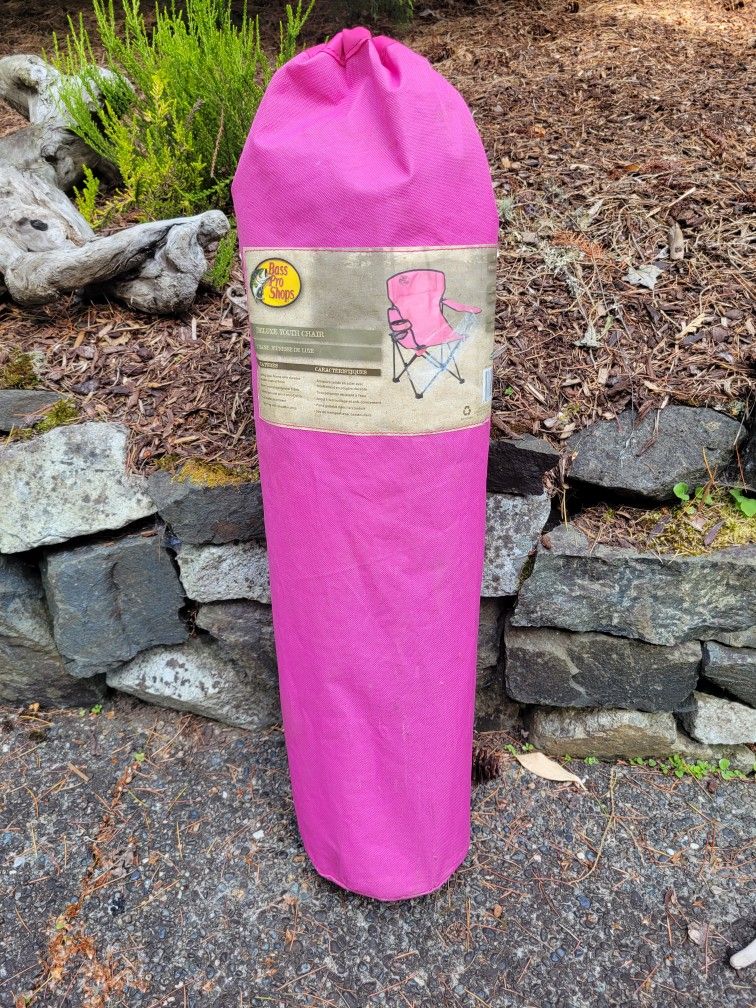 Folding Camp Chair For Child (Pink)