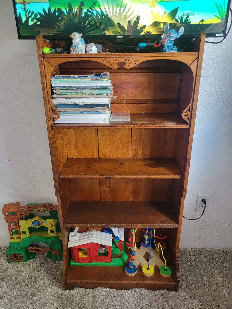 Wood Book Shelf 