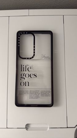 Casetify - Galaxy S25 Ultra Case - Life Goes On - Clear Black