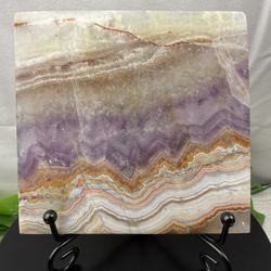 Crystal Amethyst Agate Slab