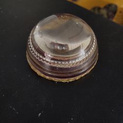Vintage Jeweled Dome Paper Weight 