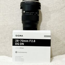 Sigma 28-70mm F2.8 DG DN For Sony E Mount + Protective Filter 