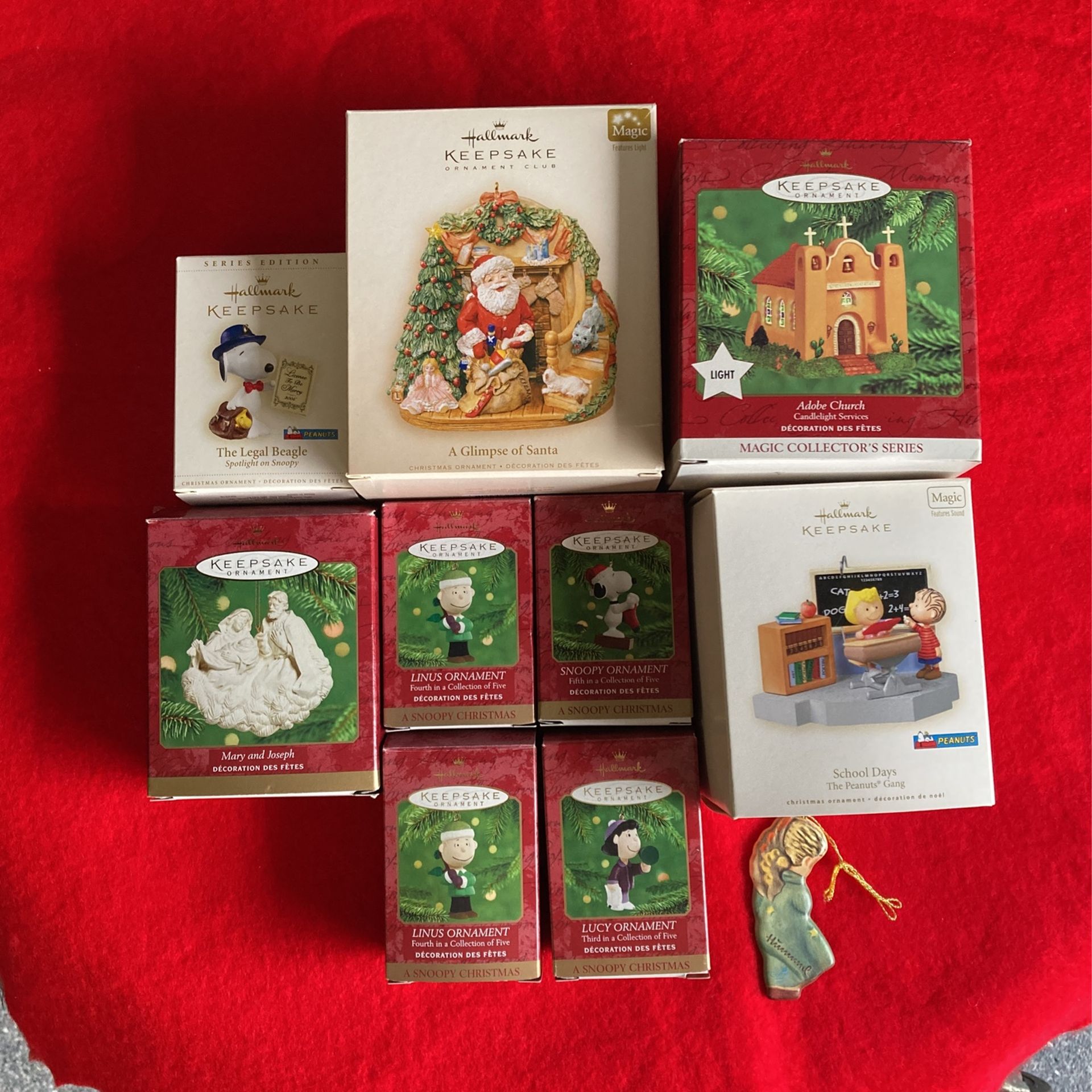 Various Hallmark Ornaments