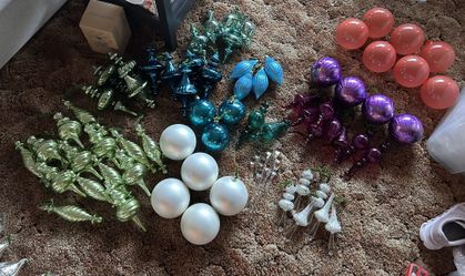 Glass Tree Ornaments