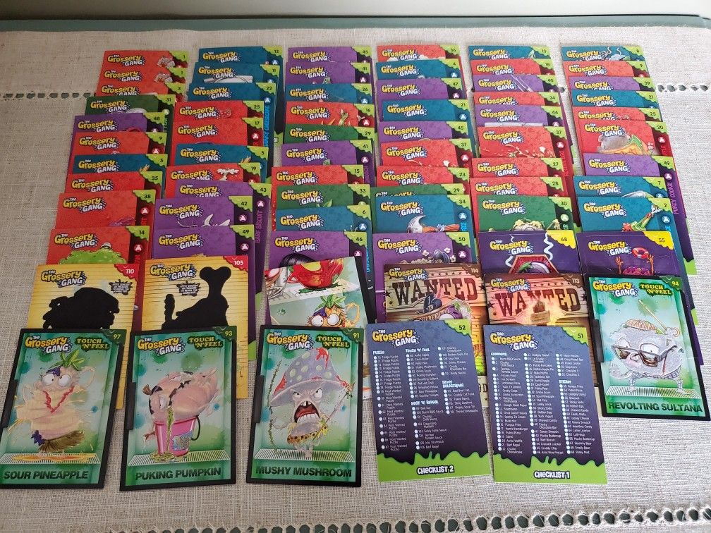 Grossery Gang Trading Card Lot