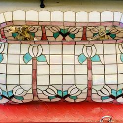Custom Stained Glass Chandelier Light