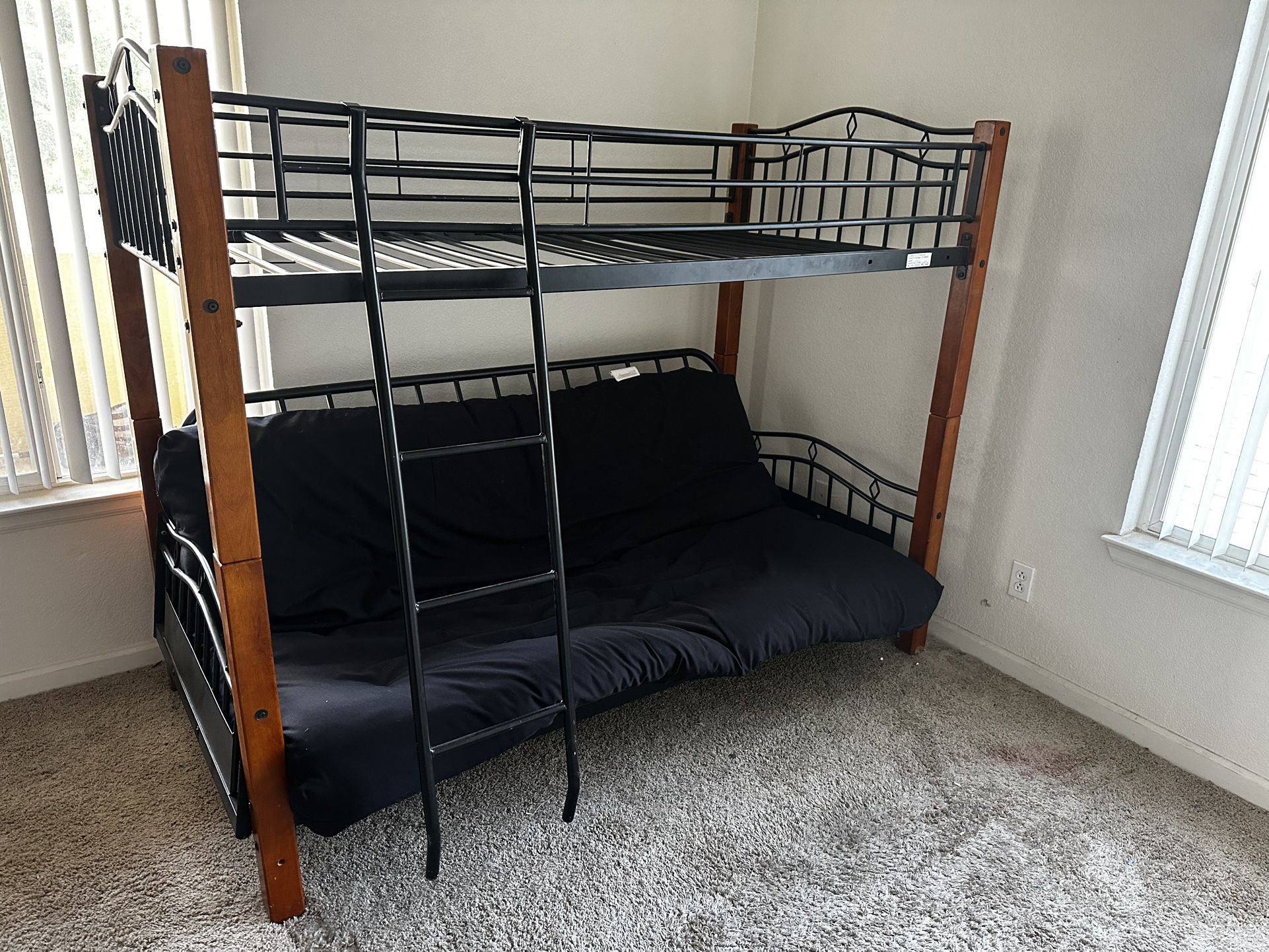 2 Piece Bunk Bed/ Futon Couch