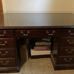 Glass Top Executive Desk