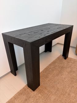 RH Black Oak Writing Desk
